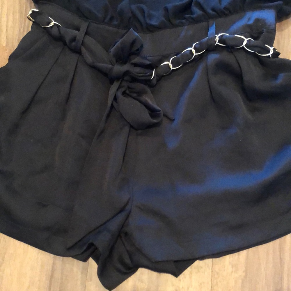 Sexy back cut-out romper